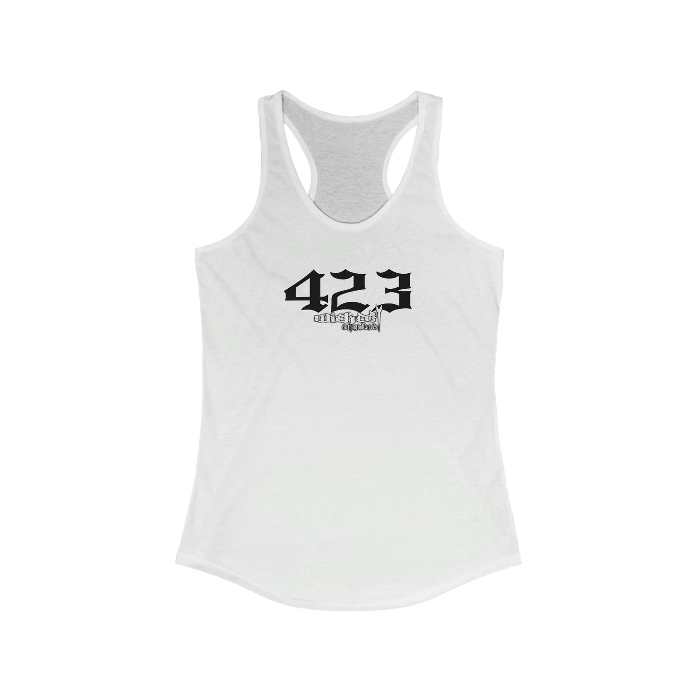 423  Black /Racerback Tank Top