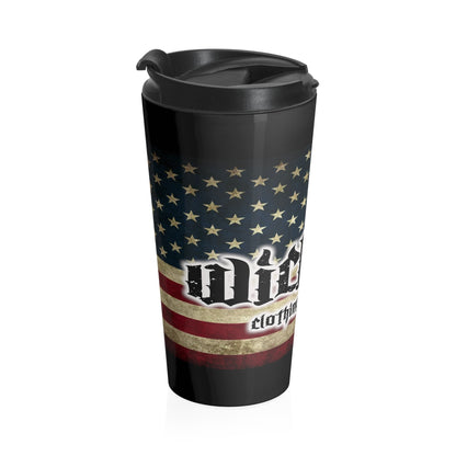 Old School /Flag/Stainless Steel Travel Mug