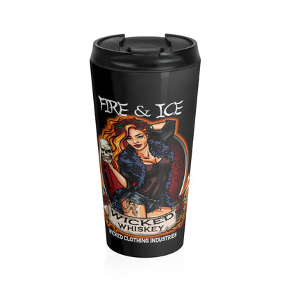 Stainless Steel Travel Mug WICKED WHISKEY