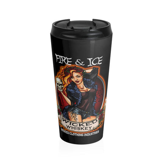 Stainless Steel Travel Mug WICKED WHISKEY