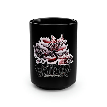 Believe E.L. Black Mug, 15oz