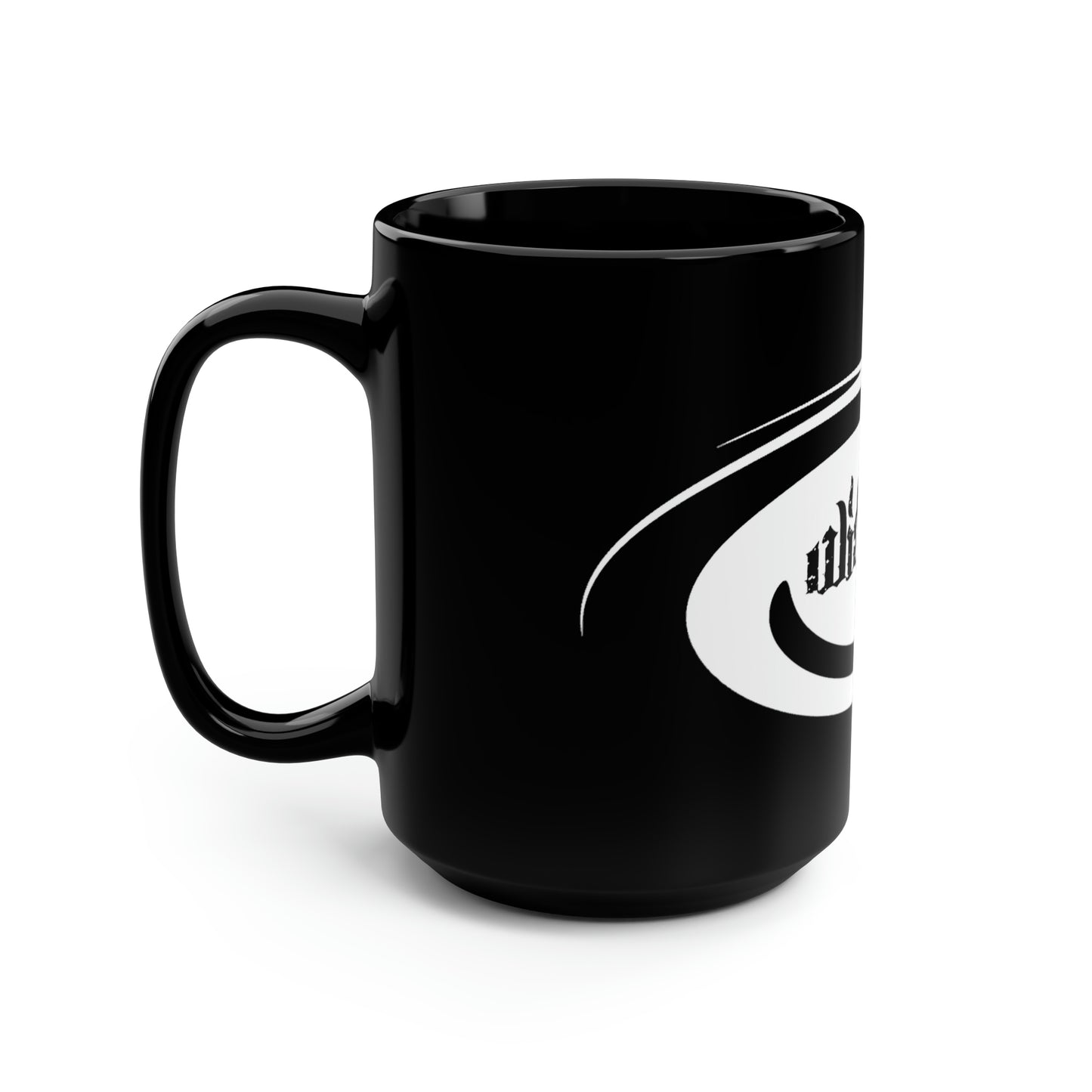 Hurricane White /Black Mug, 15oz