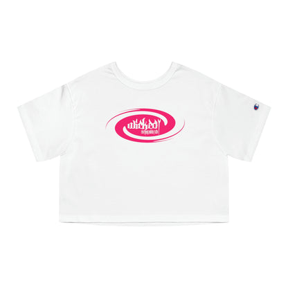 Wicked Storm/ Hot Pink/ Cropped T-Shirt
