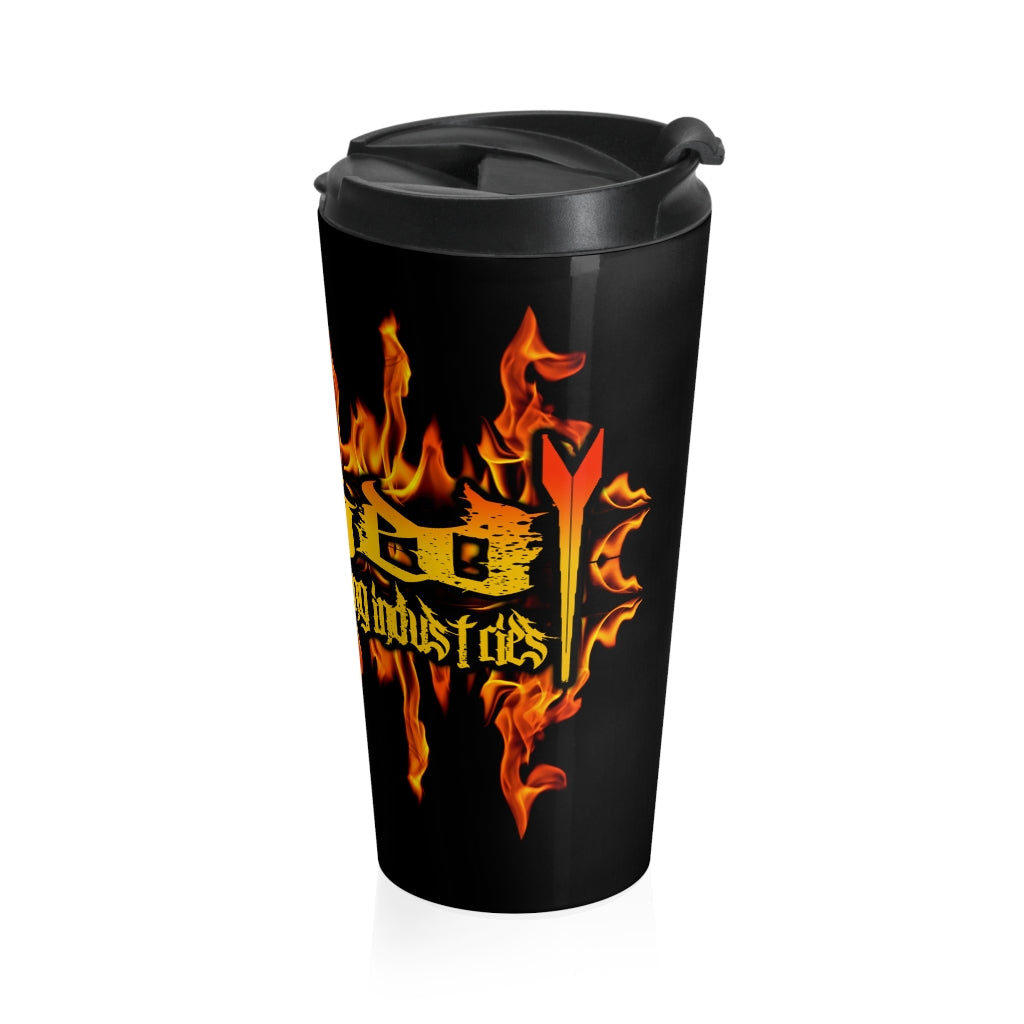 Wicked Flamed /Stainless Steel Travel Mug