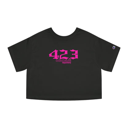 423 Hot Pink / Cropped T-Shirt
