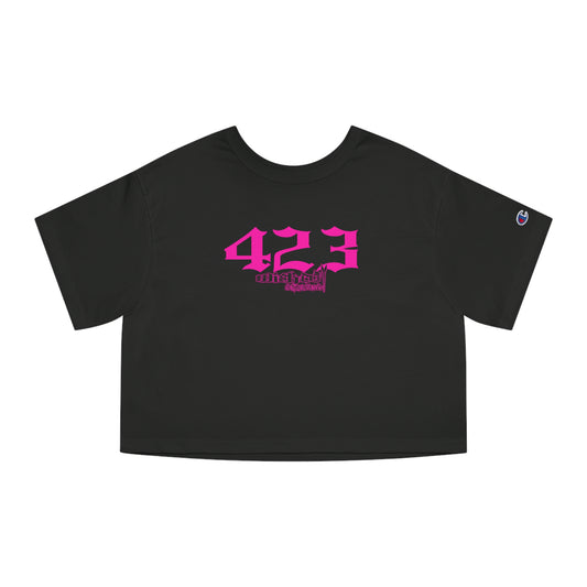 423 Hot Pink / Cropped T-Shirt