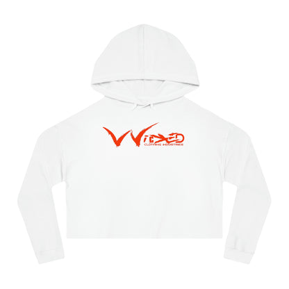 Chaos Cropped Hooded Sweatshirt