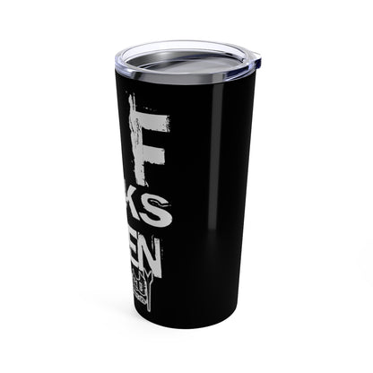 No Fucks Given/White/Tumbler 20oz