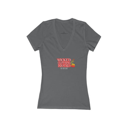 No Excuses/Women's Short Sleeve Deep V-Neck Tee