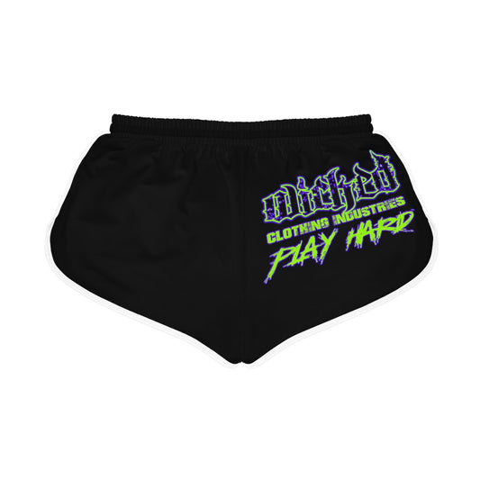 Play Hard/ Relaxed fit Shorts/ Blackside