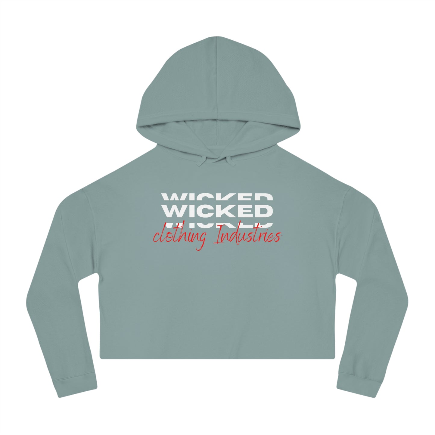 Wicked 3D / Women’s Cropped Hooded Sweatshirt