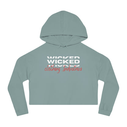 Wicked 3D / Women’s Cropped Hooded Sweatshirt