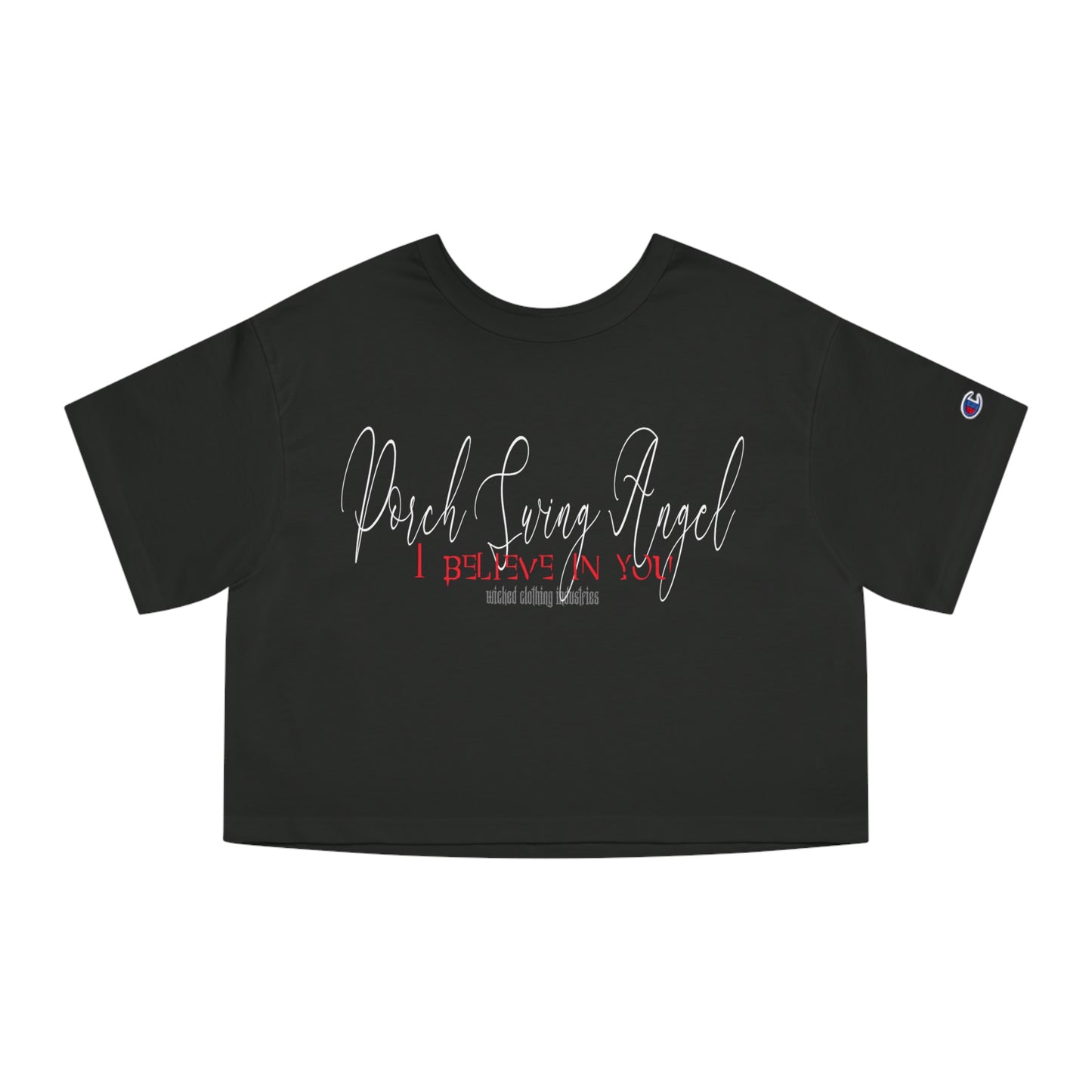 Porch Swing Angel E.L. Cropped T-Shirt