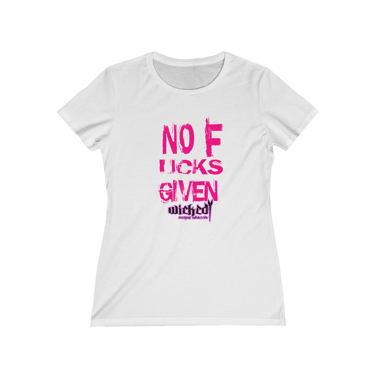 No Fucks Given/ Pink/ Tee Shirt