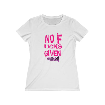 No Fucks Given/ Pink/ Tee Shirt