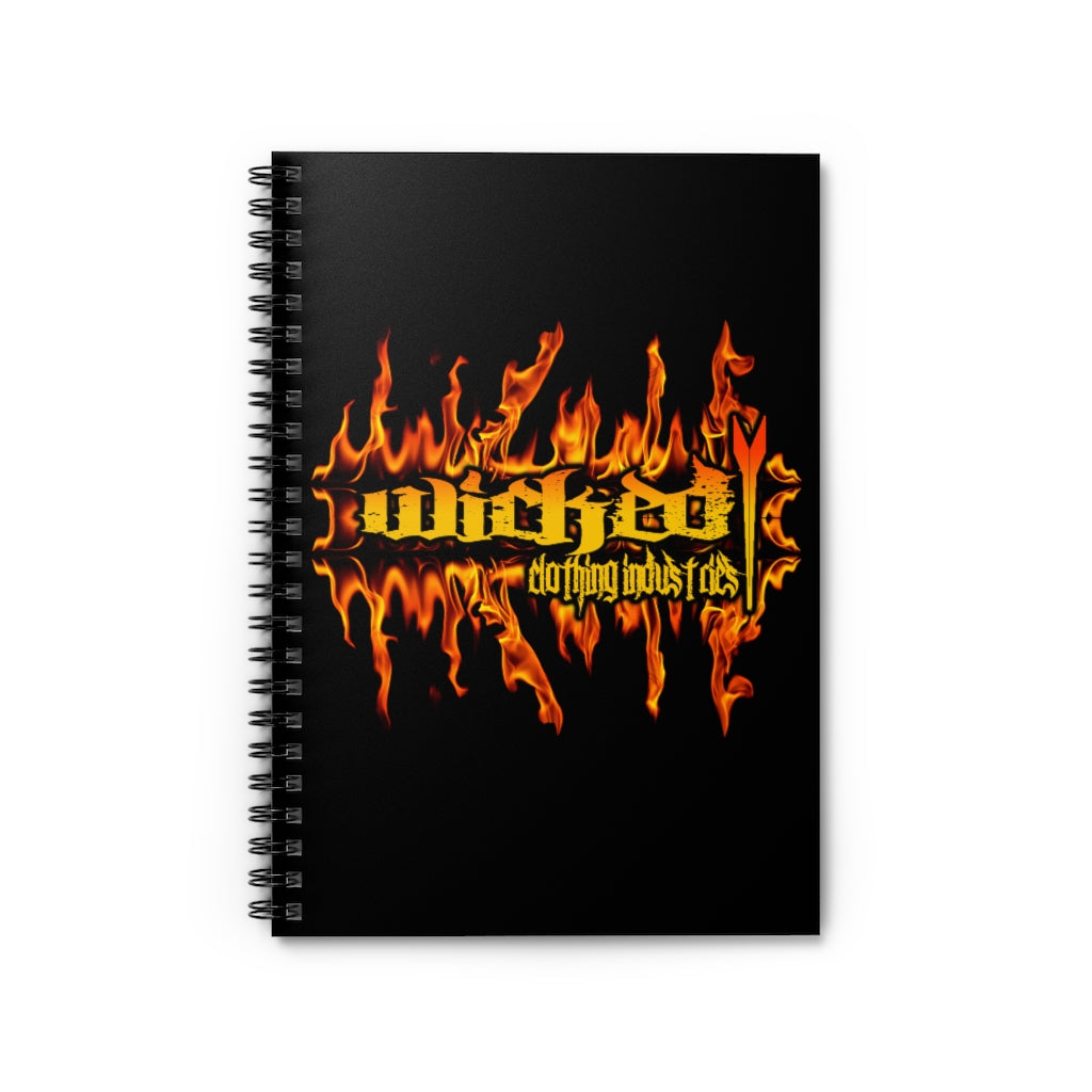 Wicked Flame/ Spiral Notebook - Ruled Line
