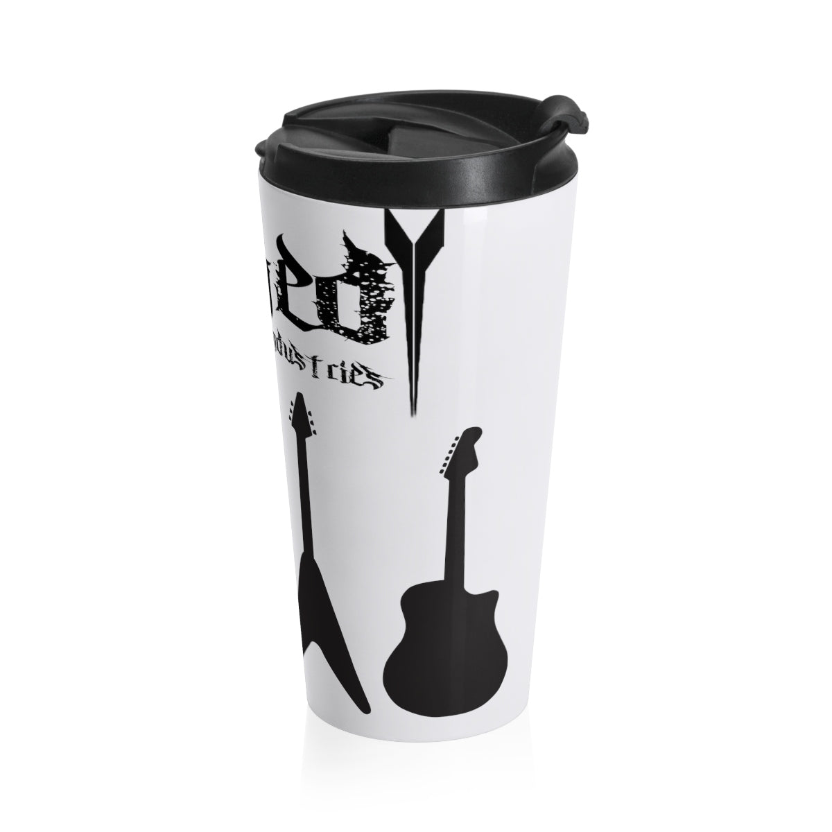 Guitars/ Stainless Steel Travel Mug