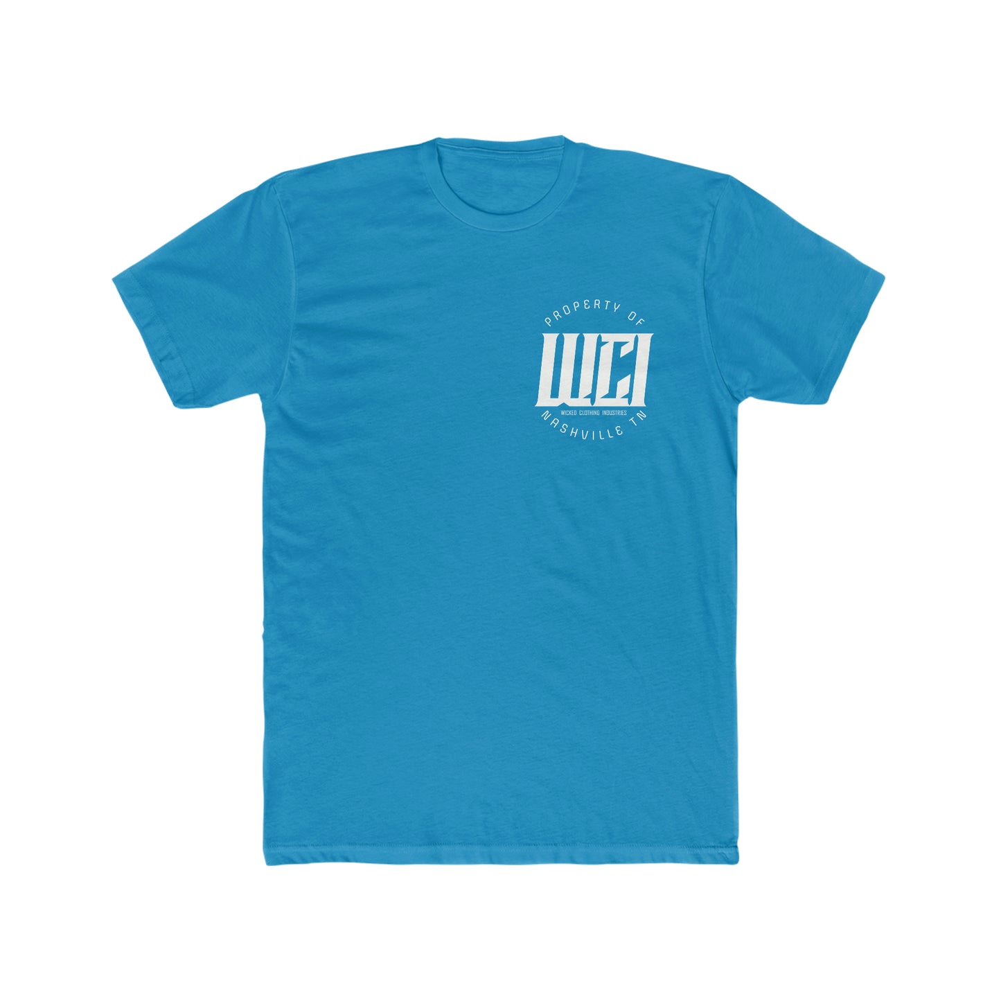 Wicked Storm White/ /WCI T Shirt 2 Side Front /Back