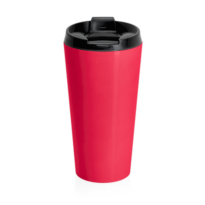 Stay Wild/ Red N Black Stainless Steel Travel Mug