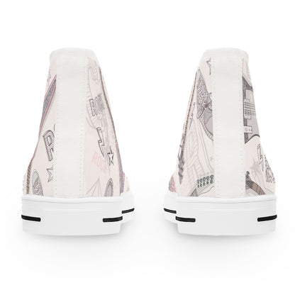 Rock N Roll High Top Sneakers