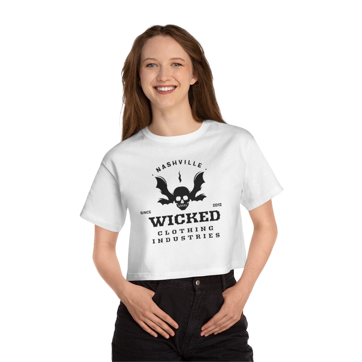 Wicked Bat Nashville  Cropped T-Shirt