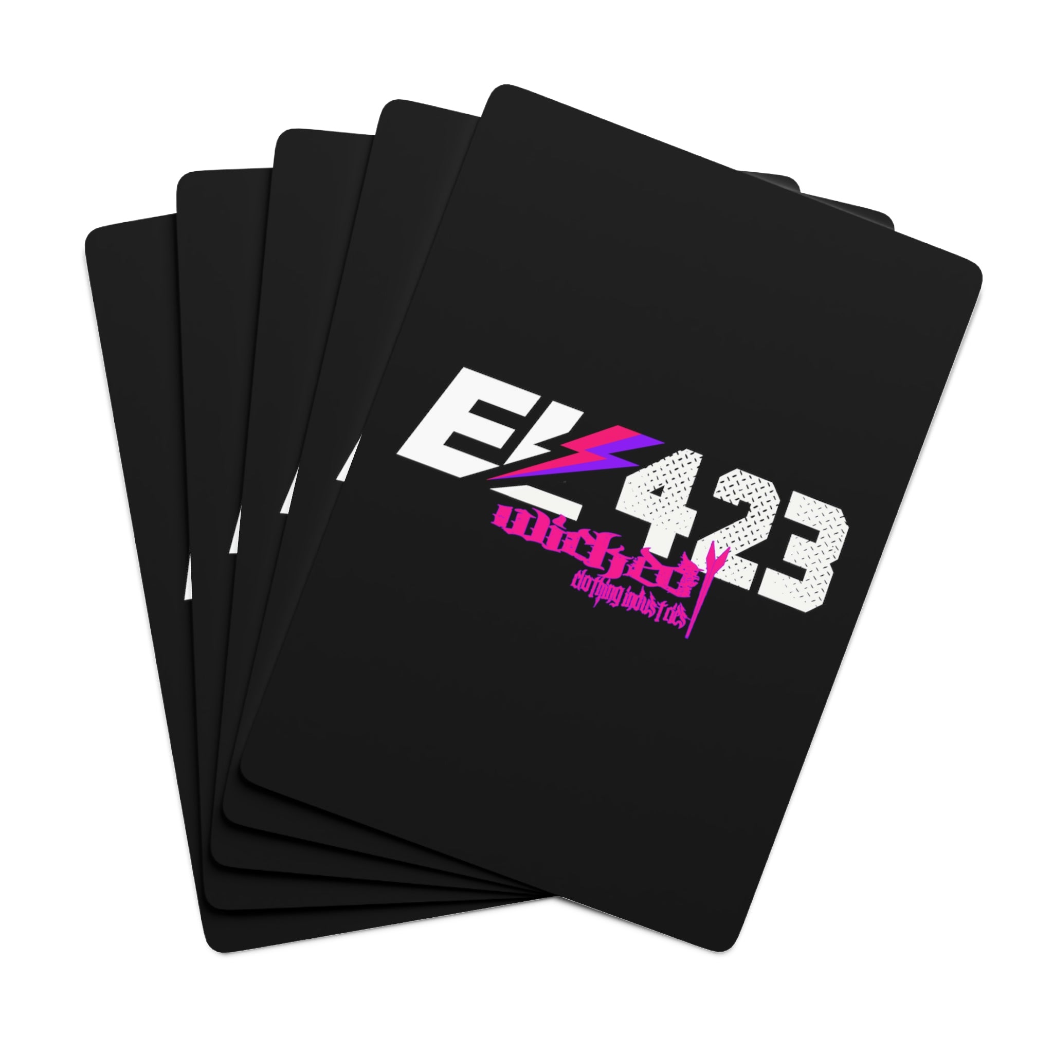 Shockwave EL423/ Poker Cards – Wicked Clothing Industries