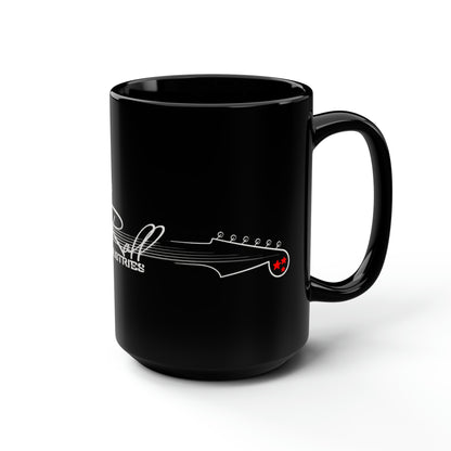 Rock N Roll /Black Mug, 15oz