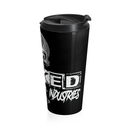 Stay Wild 4/ Black N White/ Stainless Steel Travel Mug