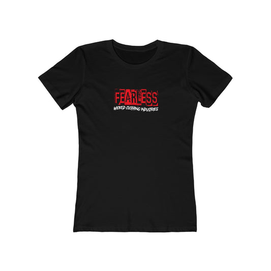 Women's The Boyfriend Tee (FEARLESS RED)
