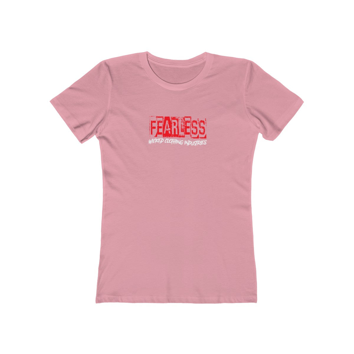 Women's The Boyfriend Tee (FEARLESS RED)