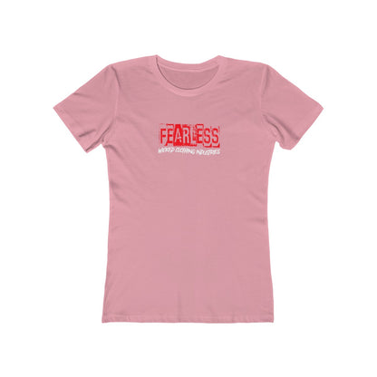 Women's The Boyfriend Tee (FEARLESS RED)
