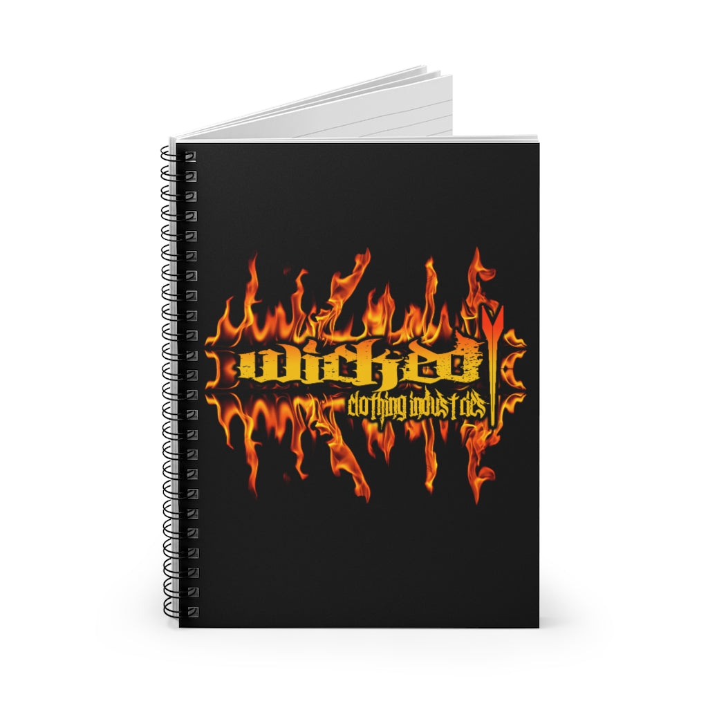 Wicked Flame/ Spiral Notebook - Ruled Line