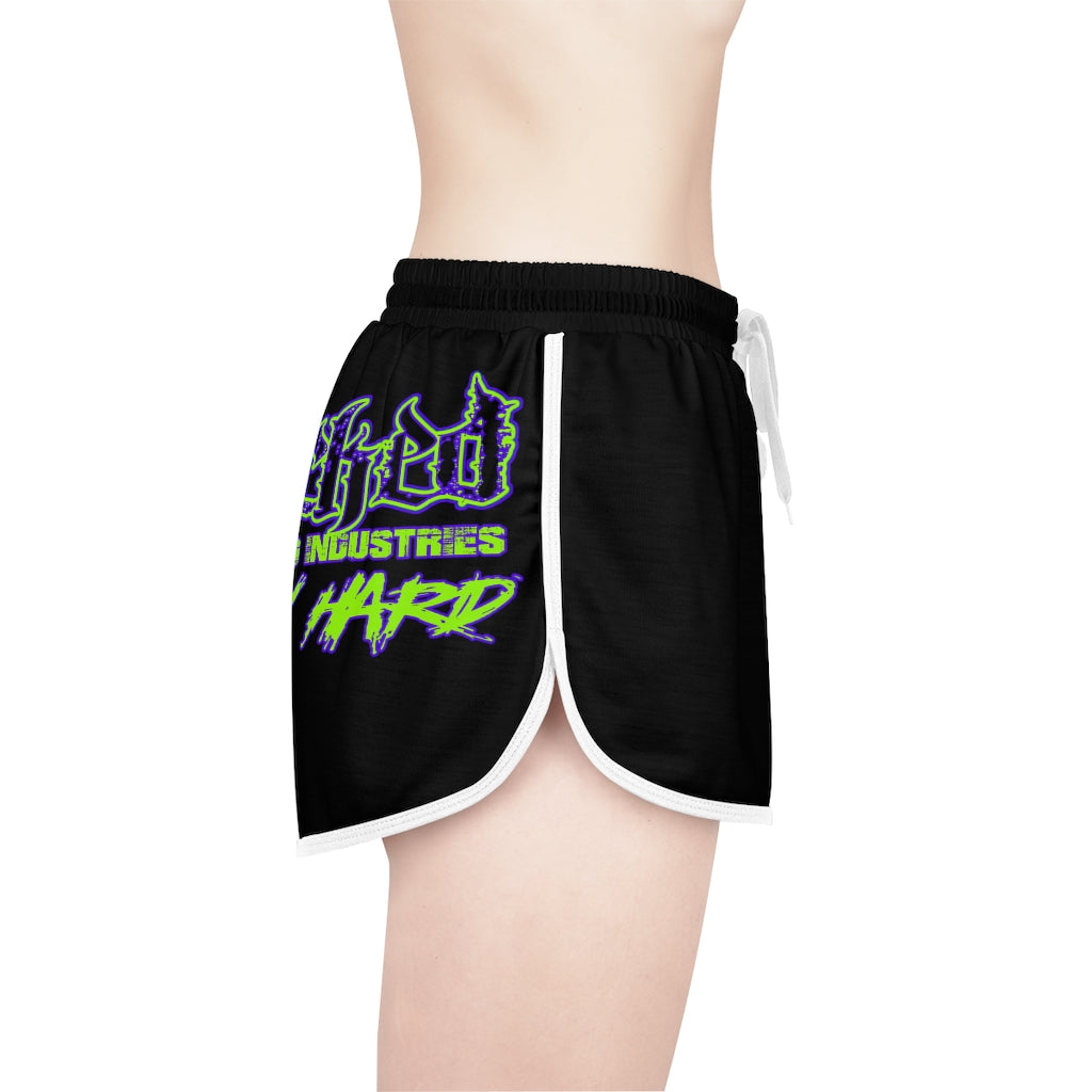Play Hard/ Relaxed fit Shorts/ Blackside