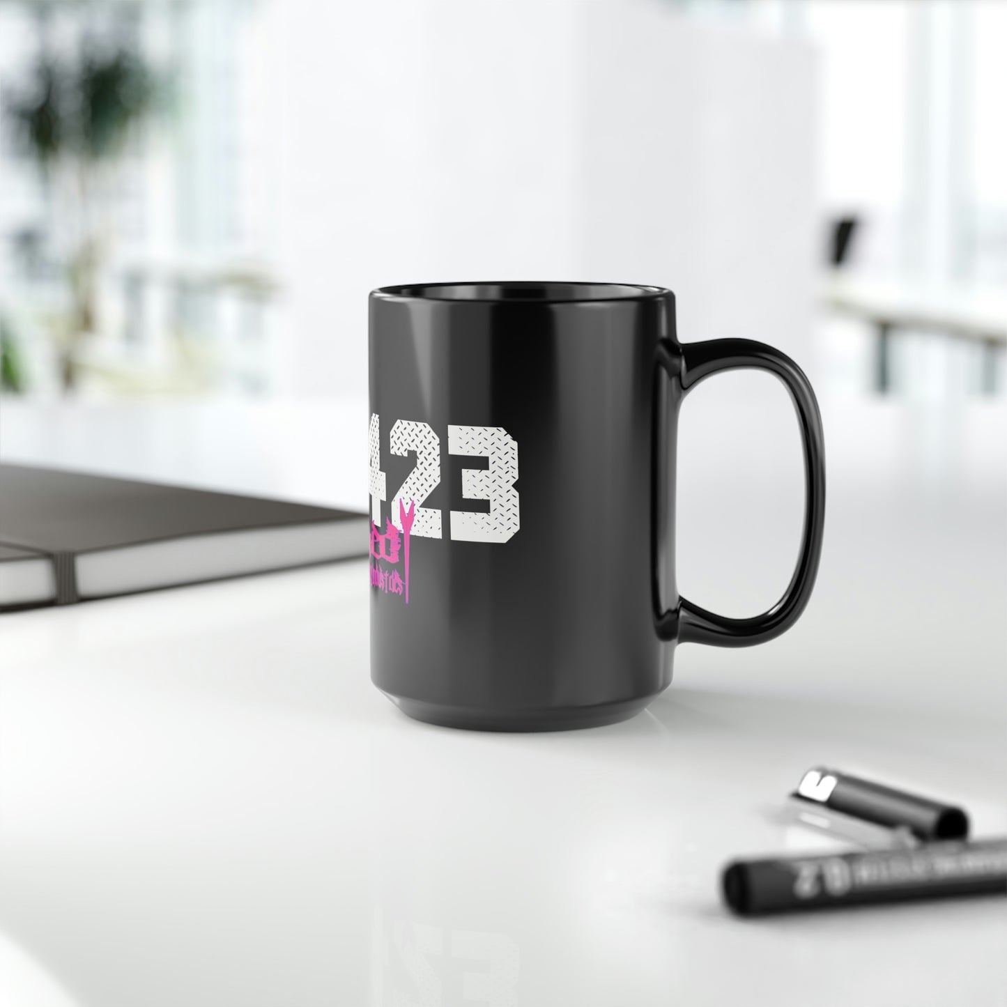 Shockwave EL423 /Black Mug, 15oz