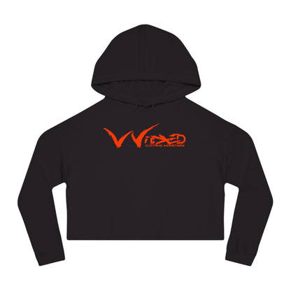 Chaos Cropped Hooded Sweatshirt