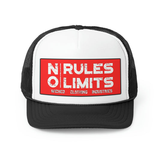 No Rules No Limits Trucker  Hat