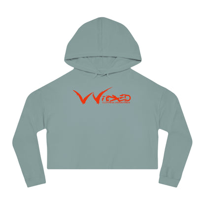 Chaos Cropped Hooded Sweatshirt