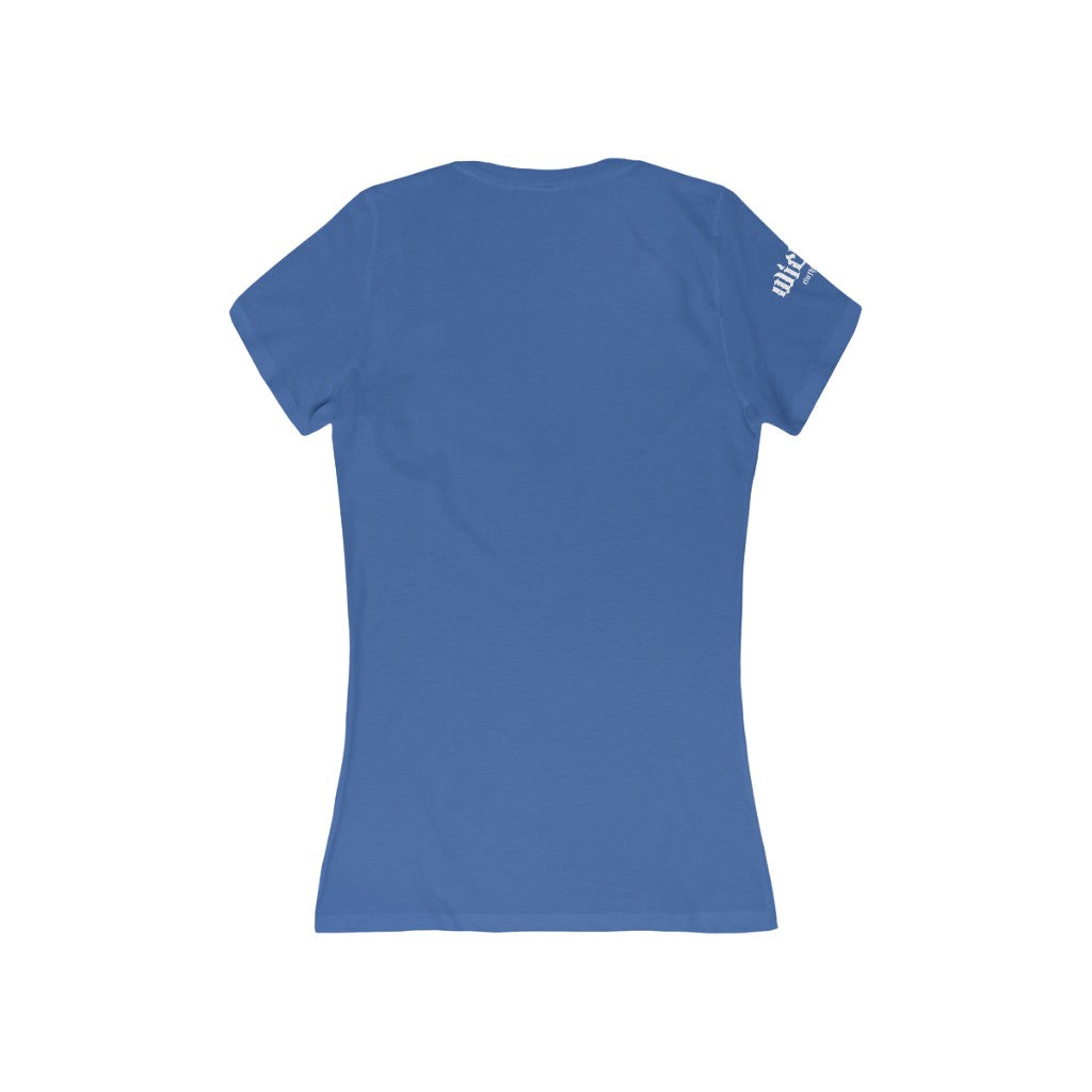 Rock and Roll /Women's  Short Sleeve Deep V-Neck Tee Shirt