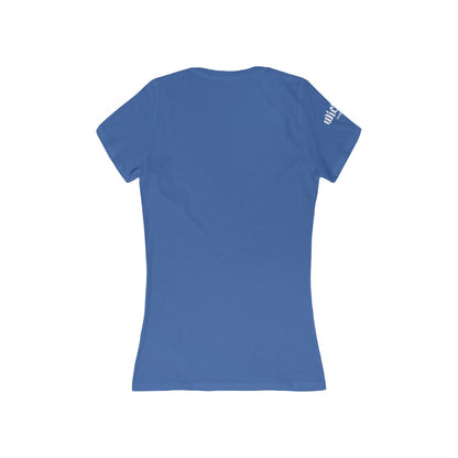 Rock and Roll /Women's  Short Sleeve Deep V-Neck Tee Shirt