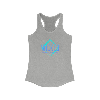 Faded Out Ocean/ Vintage Black /Racerback Tank Top
