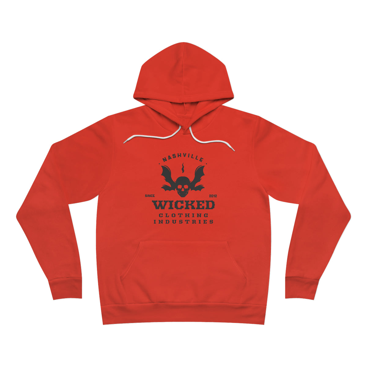 Wicked Bat Nashville  Fleece Pullover Hoodie