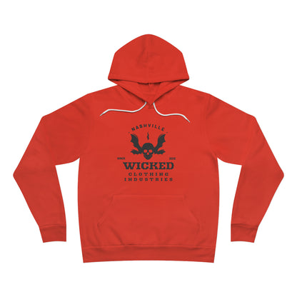 Wicked Bat Nashville  Fleece Pullover Hoodie