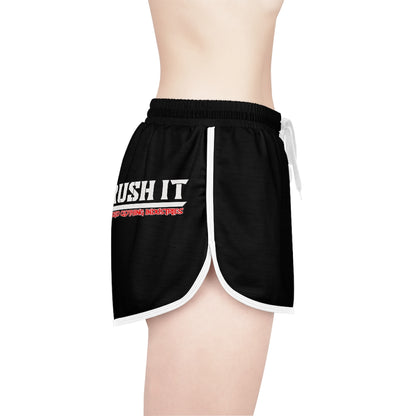 Crush It/ Relaxed fit Shorts/ Black/Backside