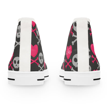Love /skulls High Top Sneakers