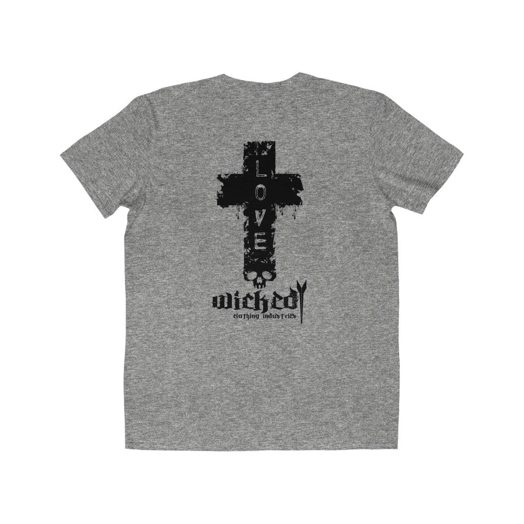 WCI/CAREFUL WHAT YOU WISH FOR /FRONT/LOVE ON BACK/Men's Lightweight  Tee