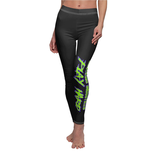 Play Hard / Black/Women's Casual Leggings