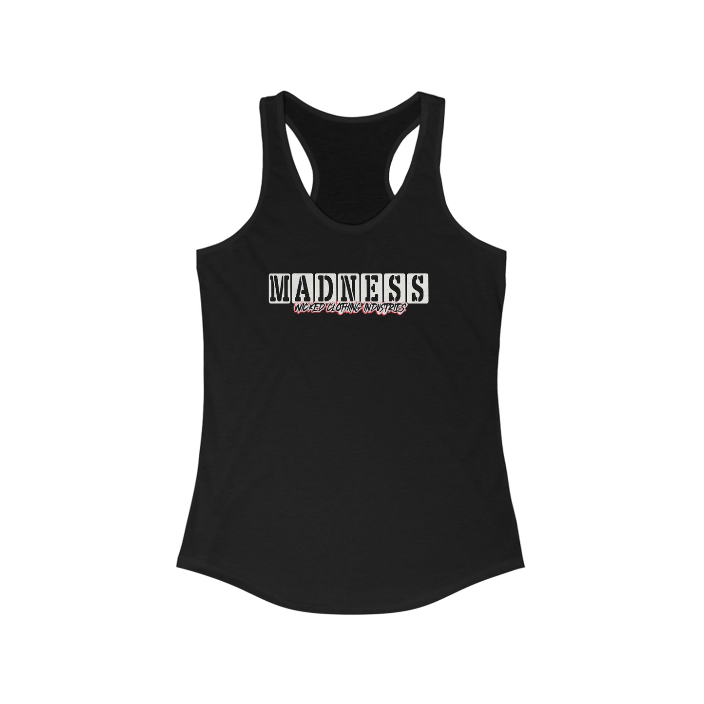 Madness/ Red/ Racerback Tank Top