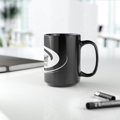 Hurricane White /Black Mug, 15oz
