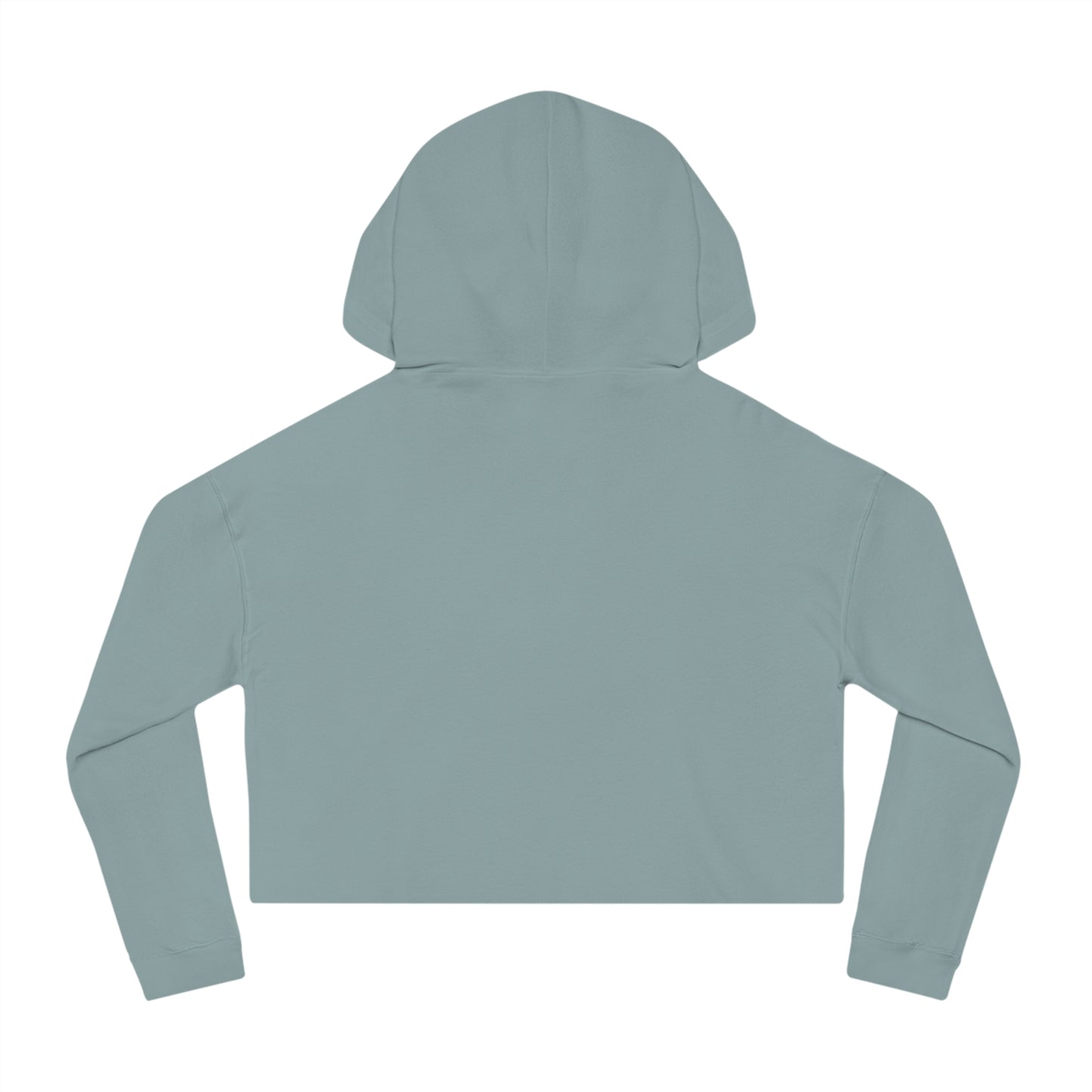 Faded Out Ocean/ Cropped Hoodie