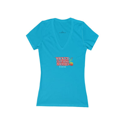 No Excuses/Women's Short Sleeve Deep V-Neck Tee